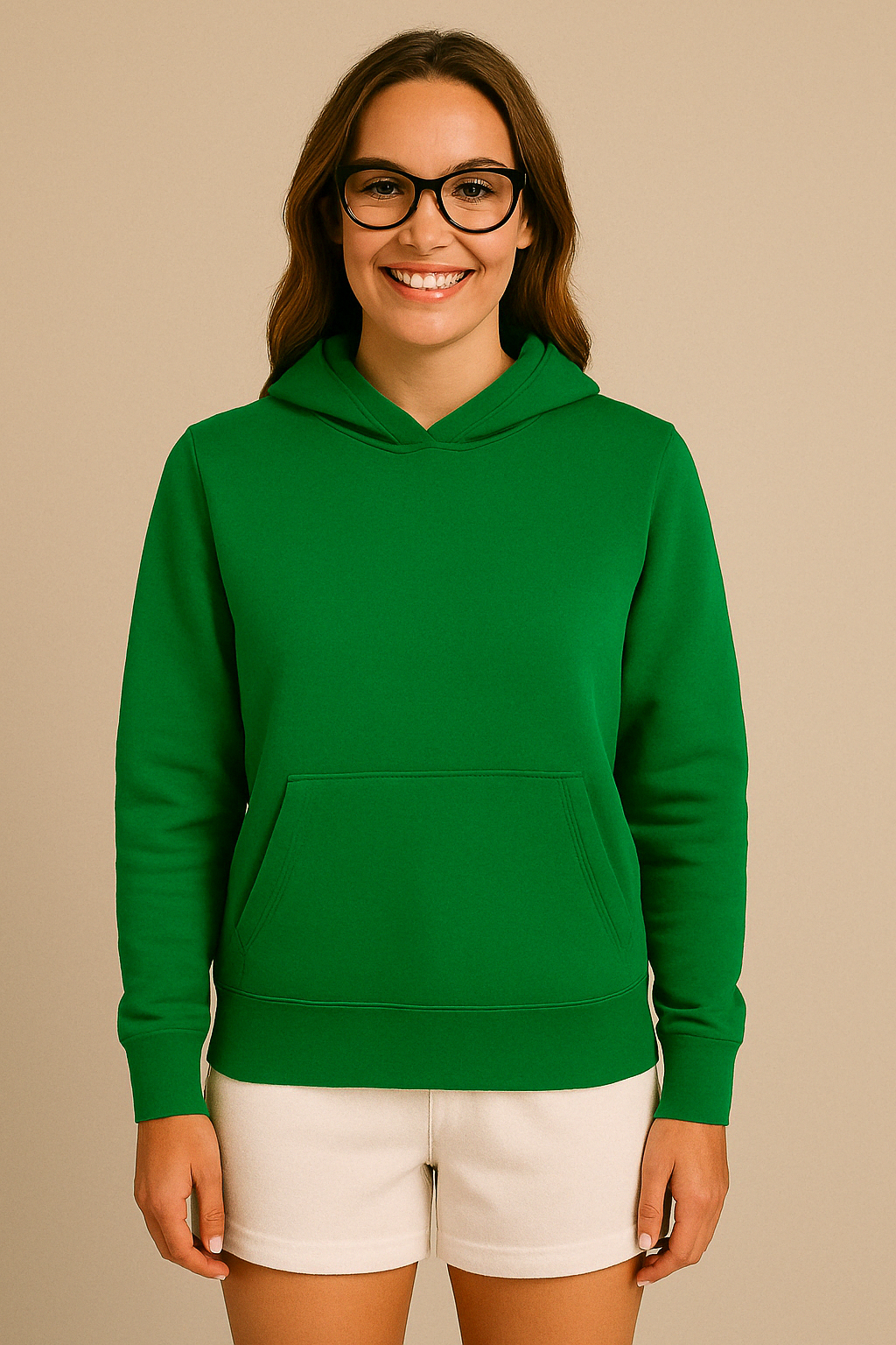 Women Street Hoodie – Vibrant Green Edition