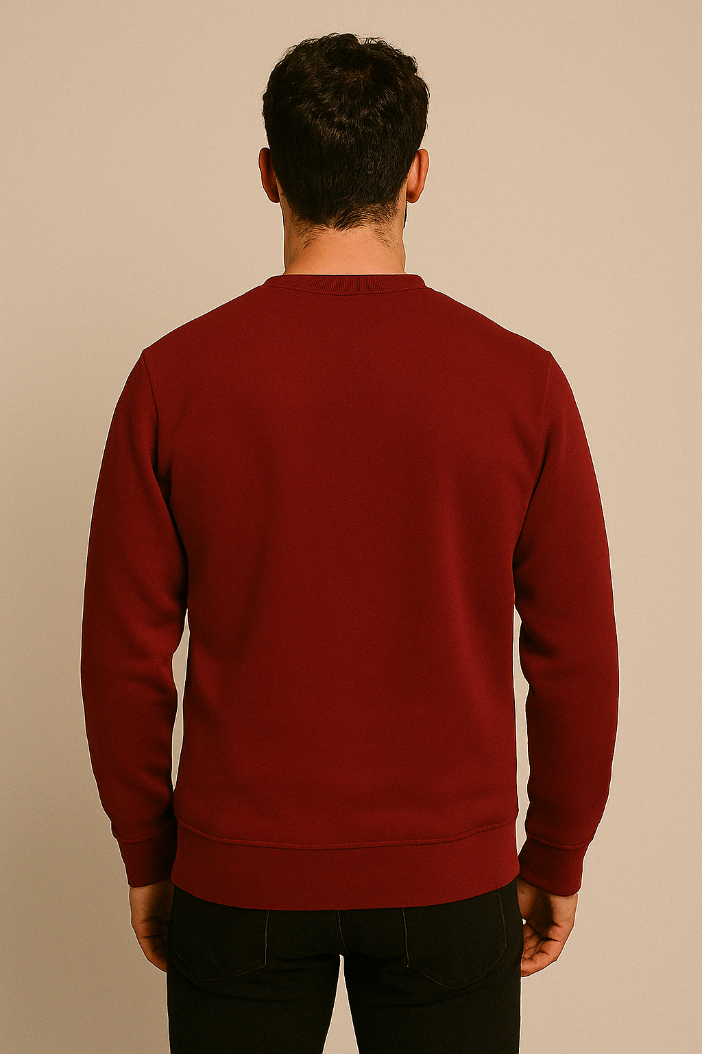 Everyday Men's Sweatshirt – Rich Burgundy Vibe