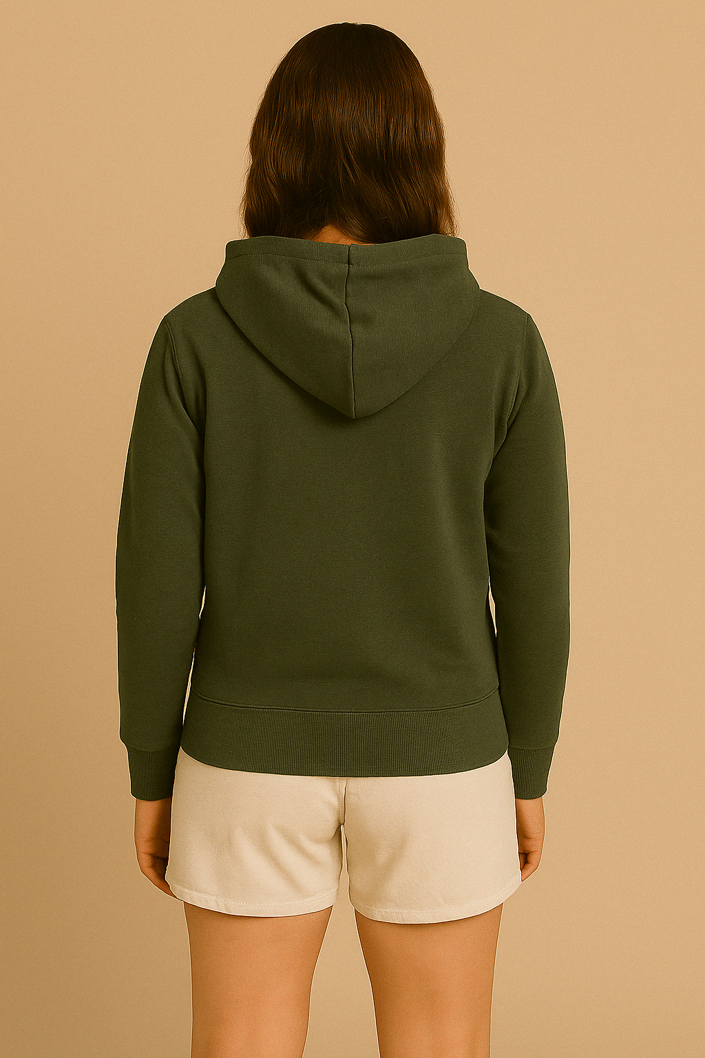 Evergreen Moments – Women's Hoodie Duo in Forest Green