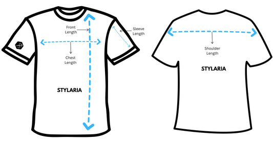 How to Choose the Perfect Size: Stylaria's Luxury T-Shirt Size Chart Guide