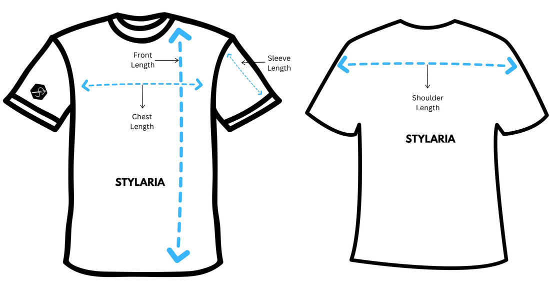 Luxury T-Shirts Size Chart