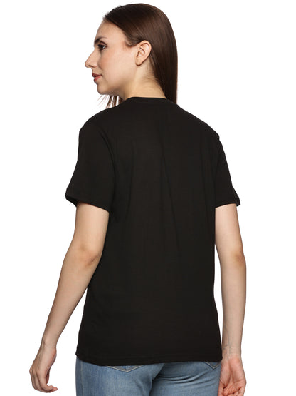 BLACK SOLID T-SHIRT - STYLARIA